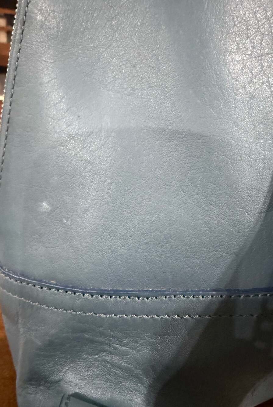 Shinola Mini Zip Backpack Slate Blue Leather Detroit Made $795 Retail - Picture 14 of 14
